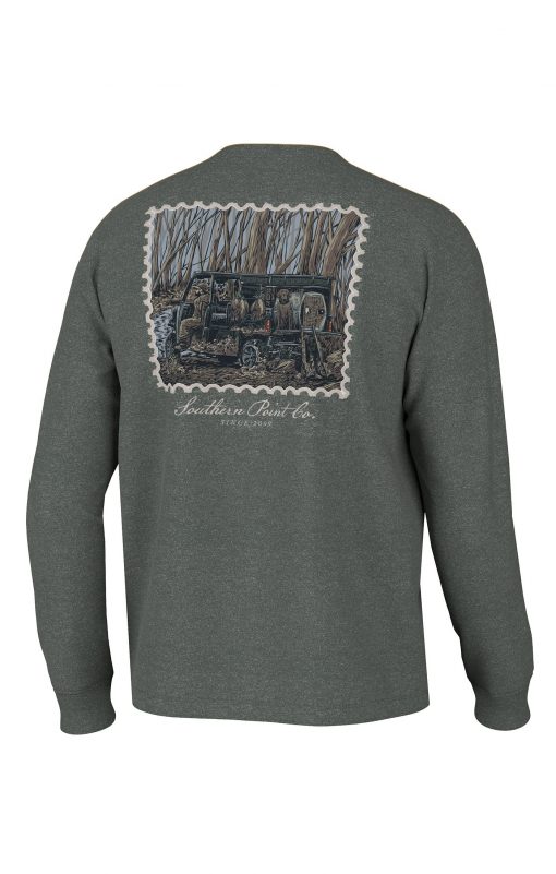 Southern Point Co. Kennel Up Long Sleeve Tee Sycamore