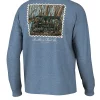 Southern Point Co. Kennel Up Long Sleeve Tee Captain's Blue