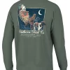 Southern Point Co. Santa Clause Long Sleeve Tee Sycamore