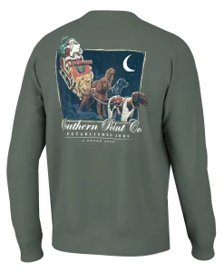 Southern Point Co. Santa Clause Long Sleeve Tee Sycamore