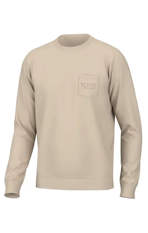 Southern Point Co. Greyton Detail Long Sleeve Tee