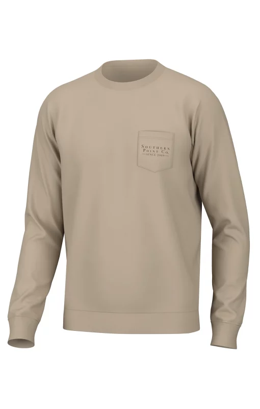 Southern Point Co. Youth Greyton Detail Long Sleeve Tee