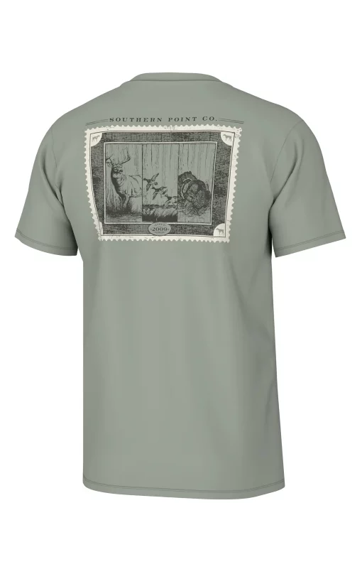 Southern Point Co. Wild Life Stamp Short Sleeve Tee