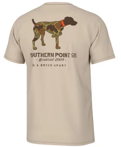 Southern Point Co. Vintage Camo Greyton Short Sleeve Tee