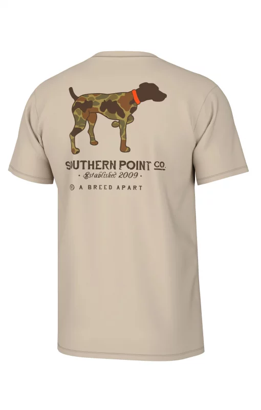 Southern Point Co. Vintage Camo Greyton Short Sleeve Tee