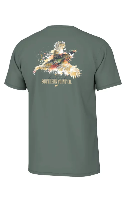 Southern Point Co. Splatter Series Pheasant Short Sleeve Tee