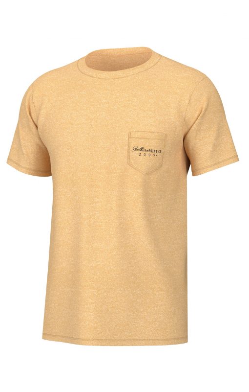 Southern Point Co. Greyton Short Sleeve Tee Honey Gold