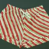 Southern Couture Christmas Stripes Lounge Shorts