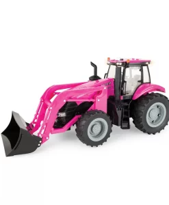 Tomy Big Farm 1:16 Case IH Magnum Pink Tractor With Loader And Lights & Sounds