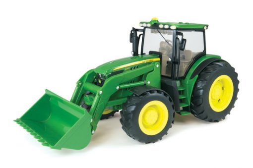 Tomy Big Farm Lights And Sounds John Deere 1:16 Scale Tractor Loader #46074