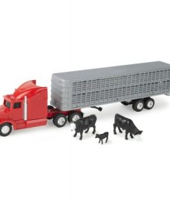 Tomy Cattle Trailer Semi Set 1:64 Scale Playset #47597