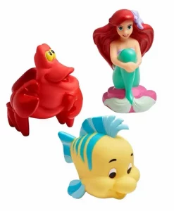 Tomy Disney The Little Mermaid Bath Squirt Toys 3 Pack #Y10473CA1