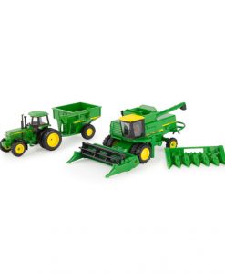 Tomy John Deere 1:64 Scale Harvesting Set - Farm Toy Set #45821