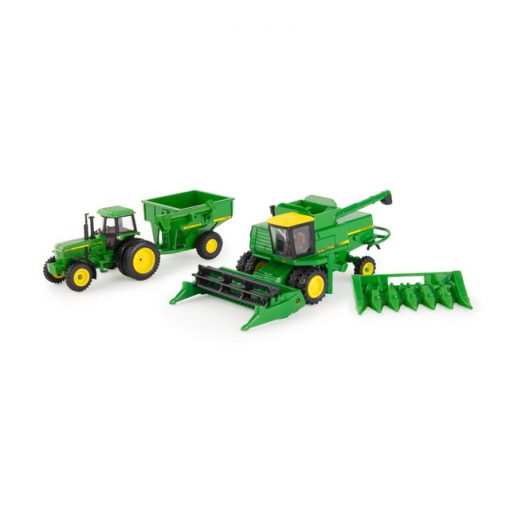 Tomy John Deere 1:64 Scale Harvesting Set - Farm Toy Set #45821