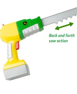 Tomy John Deere 2-in-1 Power Tool Toy With Toy Saw And Toy Vacuum #47614