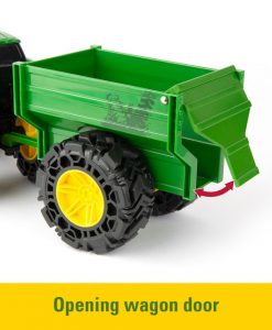 Tomy John Deere Monster Treads Tractor With Wagon #47353B