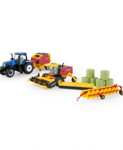 Tomy New Holland 1:64 Scale Farm Toy Haying Set #13993