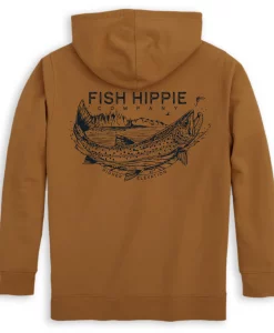 Fish Hippie Youth Drifter Hoodie Amber