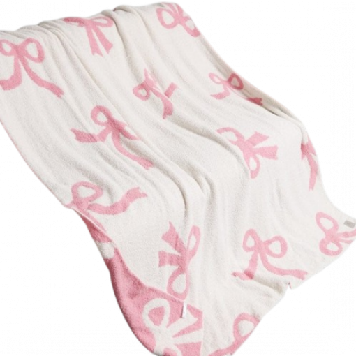 K Linn Accessories Bow Blanket #JCL6020