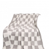 K Linn Accesories Gray Checkerboard Blanket #JCL4316G