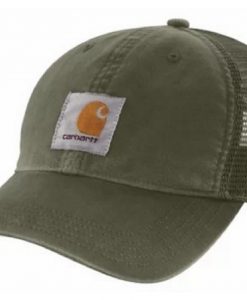 Carhartt Canvas Mesh-Back Cap - Basil #100286