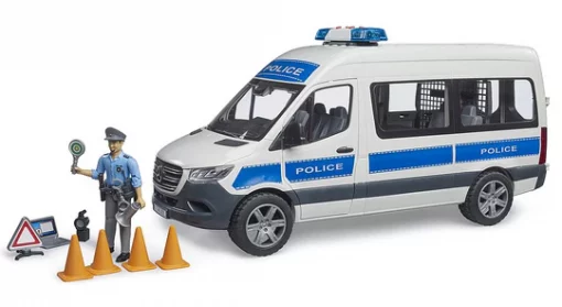 Bruder Toys MB Sprinter Police With Policeman #02683