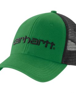 Carhartt Mesh-Back Logo Graphic Cap - Holly Green #101195