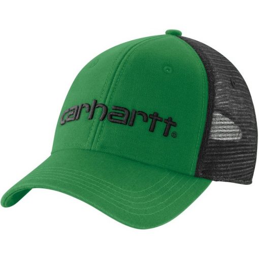 Carhartt Mesh-Back Logo Graphic Cap - Holly Green #101195