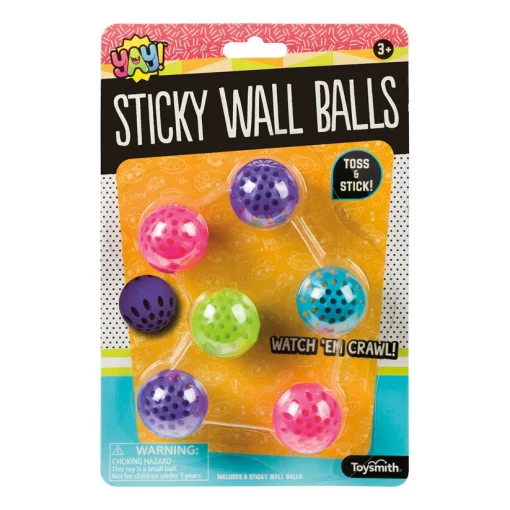 Toysmith Sticky Wall Balls #90819