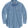 Carhartt Loose Fit Midweight Chambray Long-Sleeve Shirt #104368