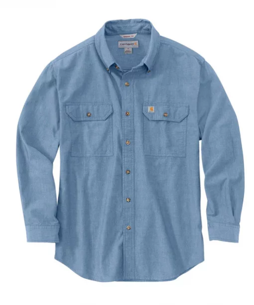 Carhartt Loose Fit Midweight Chambray Long-Sleeve Shirt #104368