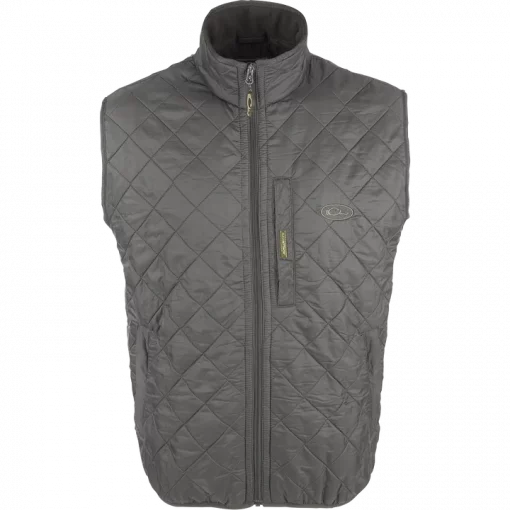 Drake Delta Quilted Fleece Lined Vest #DW1171