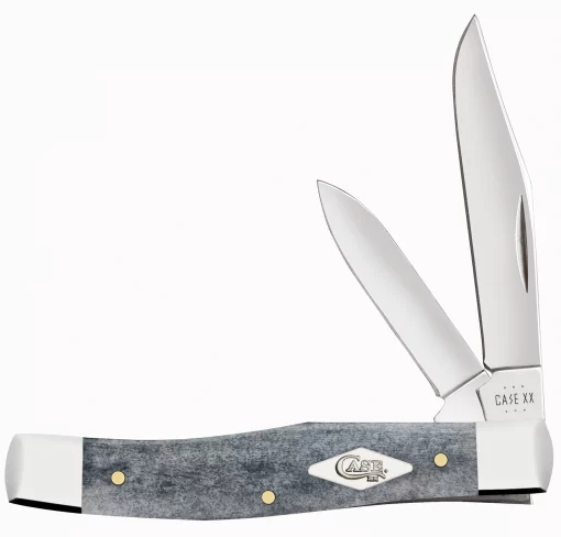 Case Knife Medium Texas Jack Smooth Gray Bone #34206