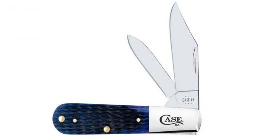 Case Knife Rogers Jig Navy Blue Bone Barlow Pocket Knife #06894