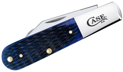 Case Knife Rogers Jig Navy Blue Bone Barlow Pocket Knife #06894