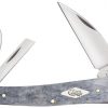 Case Knife Smooth Gray Bone Seahorse Whittler Pocket Knife #34207