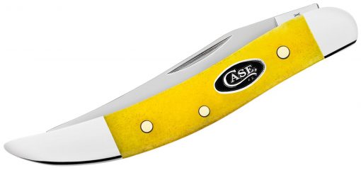 Case Knife Smooth Yellow Bone Small Texas Toothpick Pocket Knife #20035