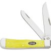 Case Knife Smooth Yellow Bone Trapper #20030