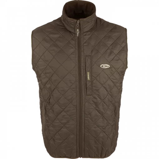 Drake Delta Quilted Fleece Lined Vest #DW1171