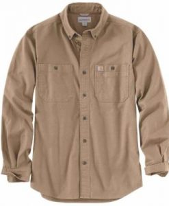 Carhartt Rugged Flex Relaxed Fit Midweight Canvas Long-Sleeve Shirt #103554