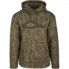 Drake LST Silencer Fleece-Lined Hoodie - Mossy Oak Bottomland #DW2880