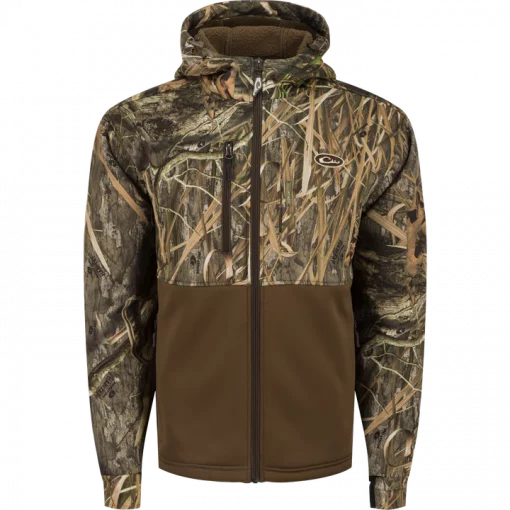 Drake MST Hole Shot Hooded Windproof Eqwader Full Zip Jacket #DW7390