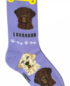 Foozys Ladies Labrador Retriever Dog Socks #FCC-24