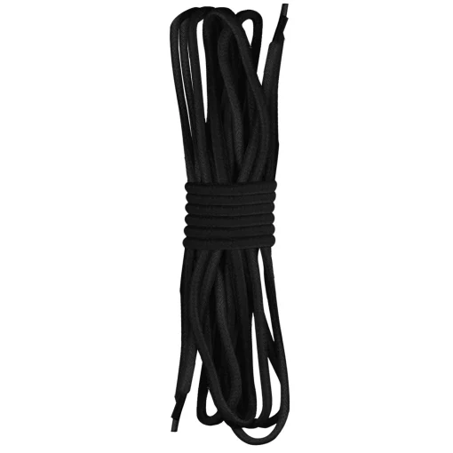 JobSite Premium Waxed Boot And Shoe Laces - Black #54156