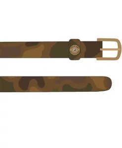 Local Boy Outfitters Printed Leather Old School Camo Belt #L2100233