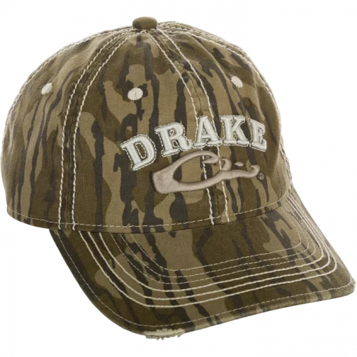 Drake Distressed 6-Panel Ball Cap #DH4165