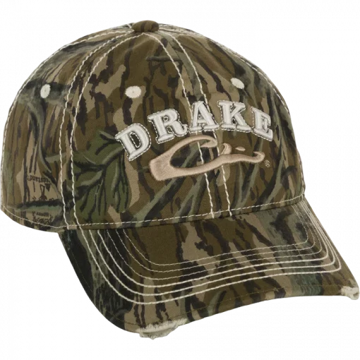 Drake Distressed 6-Panel Ball Cap #DH4165