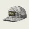 Marsh Wear Script Trucker Hat - Mallard Camo Stone #MWC1054