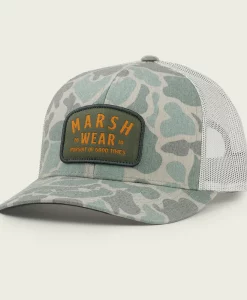 Marsh Wear Alton Camo Trucker Hat - Green Mallard Camo #MWC1062