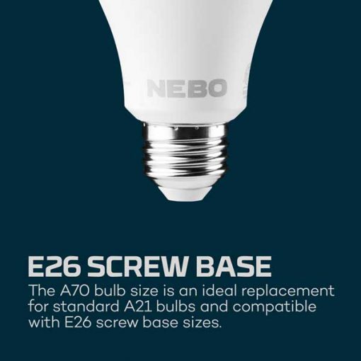 Nebo Blackout Backup - Emergency Bulb 2 Pack #NEB-ARE-0012